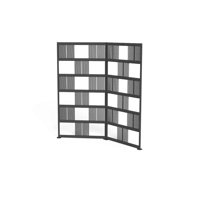 Outdoor Fabric and Aluminium Screen SCACCO by Ludovica + Roberto Palomba for Talenti