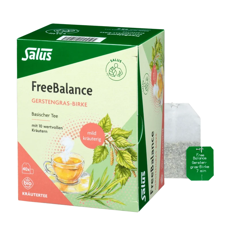 Salus FreeBalance Gerstengras-Birke Tee 40er Filterbeutel Bio