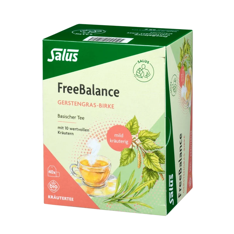Salus FreeBalance Gerstengras-Birke Tee 40er Filterbeutel Bio
