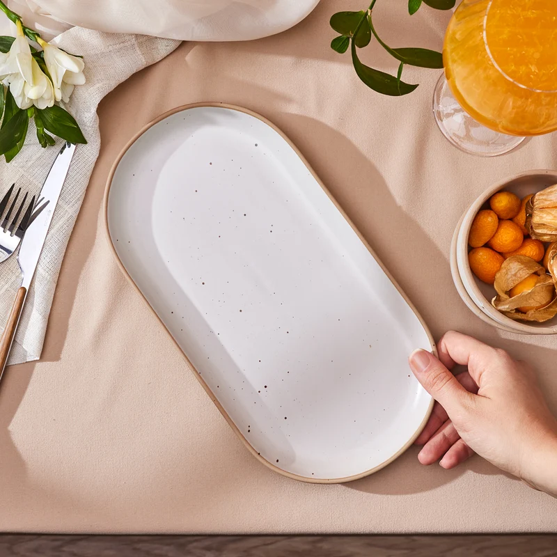 Karaca Dot Reaktive Servierplatte 30 cm