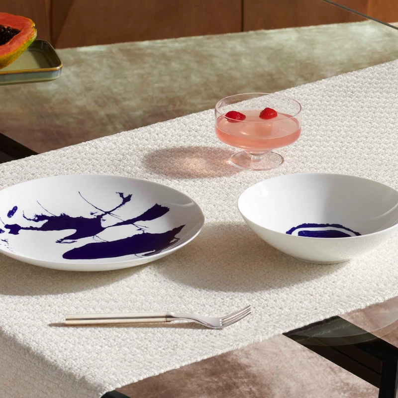Porcelain Dinner Plate Set NEIGE, designed by Richard Ginori for Cassina