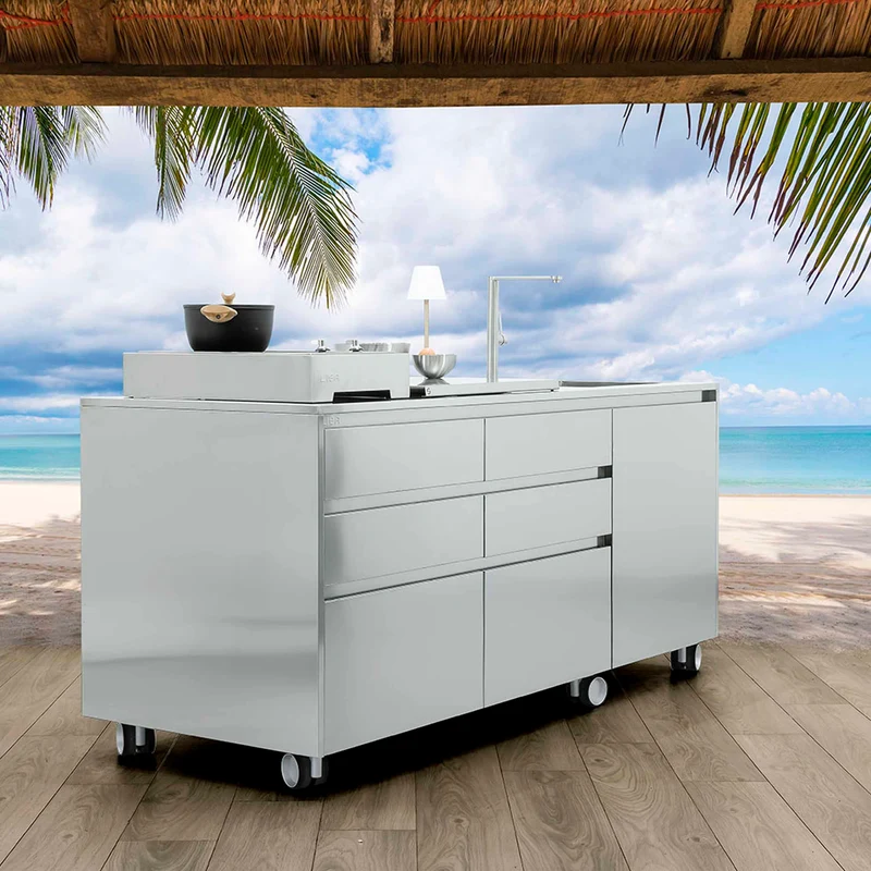 Outdoor Stainless Steel Kitchen Island CAPRI by LISA