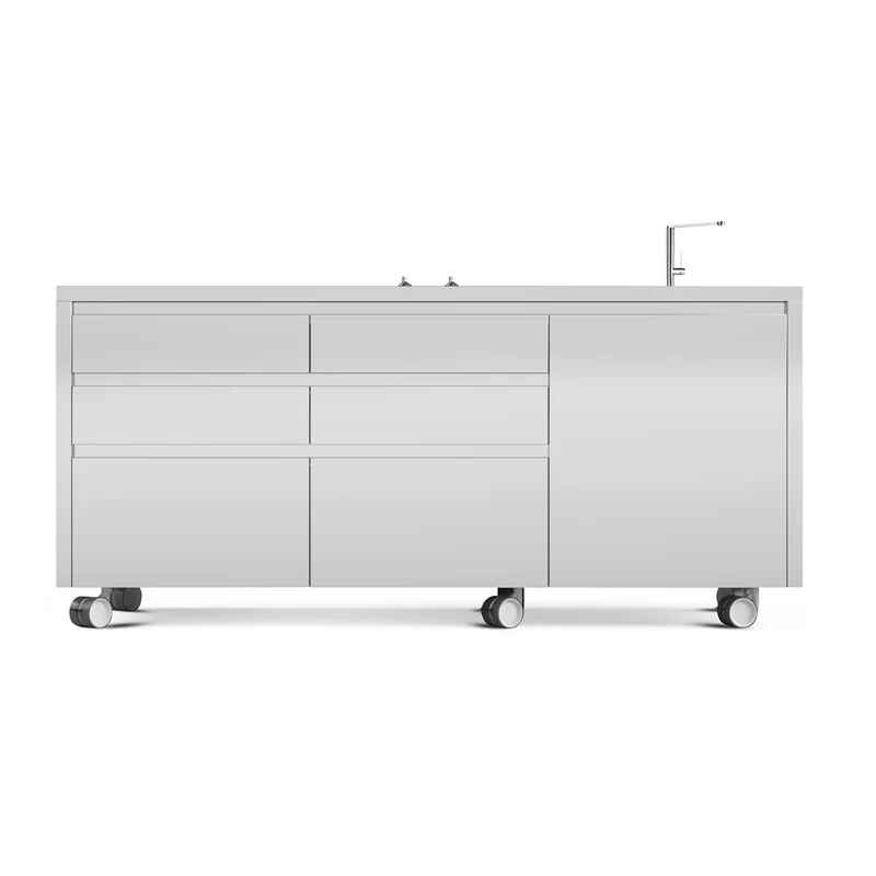 Outdoor Stainless Steel Kitchen Island PANAREA by LISA