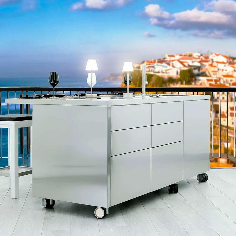 Outdoor Stainless Steel Kitchen Island LIPARI by LISA