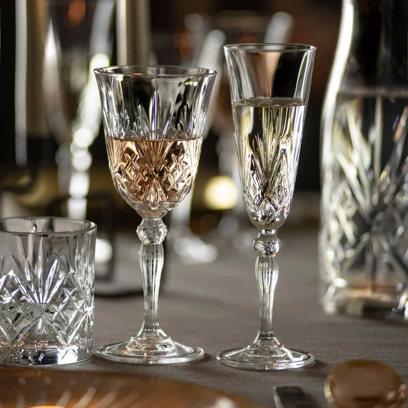 RCR Melodia Kristall-Glas-Set, 6 Stück, 270 ml
