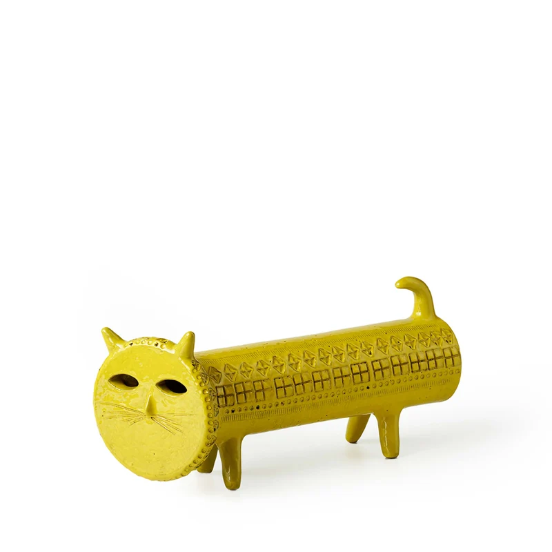 Ceramic Sculpture GATTO by Aldo Londi for Bitossi Ceramiche - Limited Edition