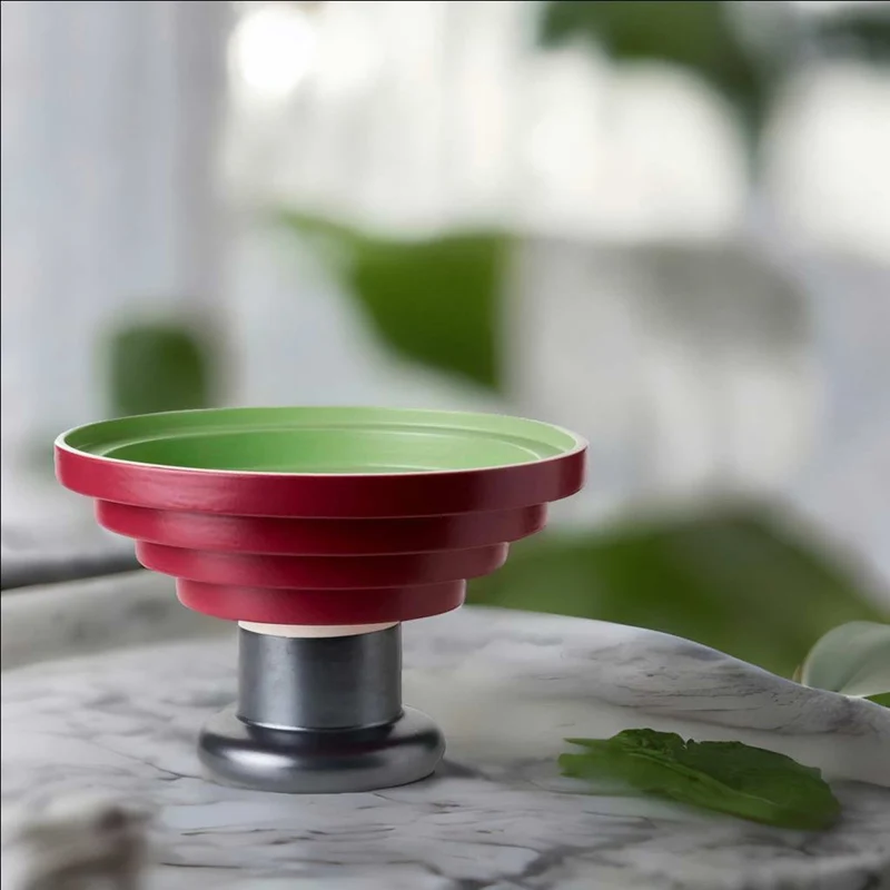 Ceramic Centrepiece ALZATA A GRADINI by Ettore Sottsass for Bitossi Ceramiche