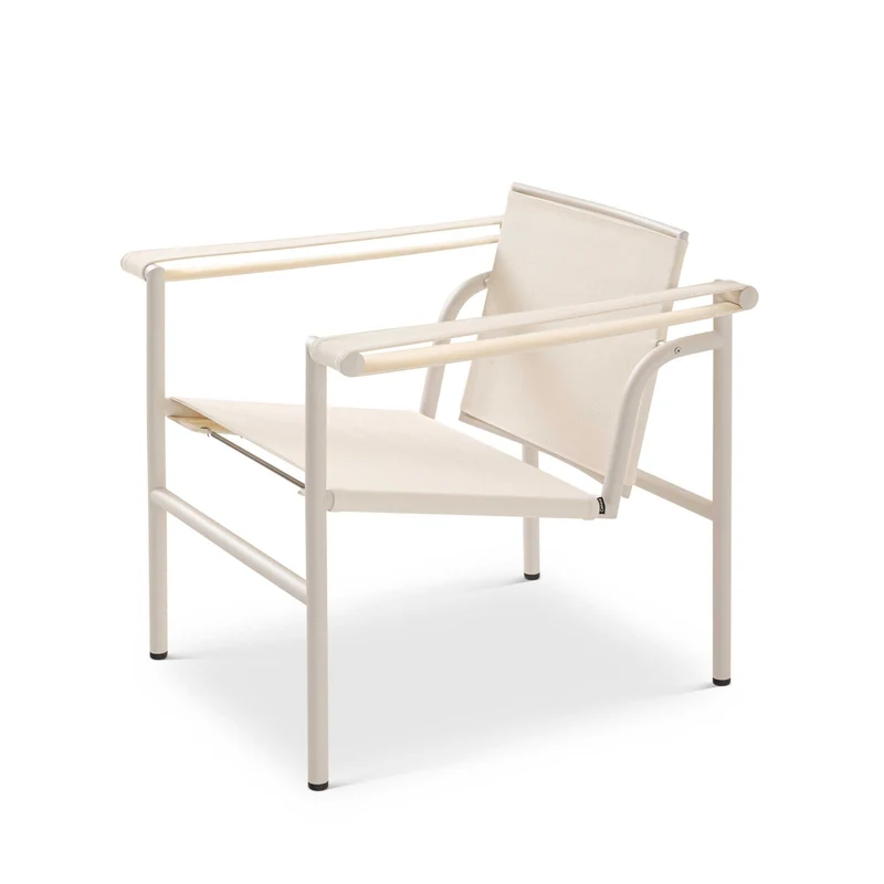 Outdoor Armchair - "1, Fauteuil à dossier basculant", designed by Charlotte Perriand, Le Corbusier, Pierre Jeanneret for Cassina