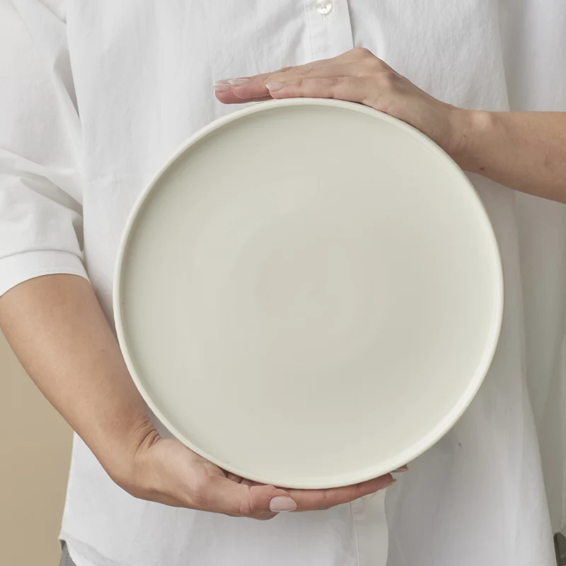 Karaca Salvare Diamond 18-teiliges Bone China-Geschirrset für 6 Personen, weiß