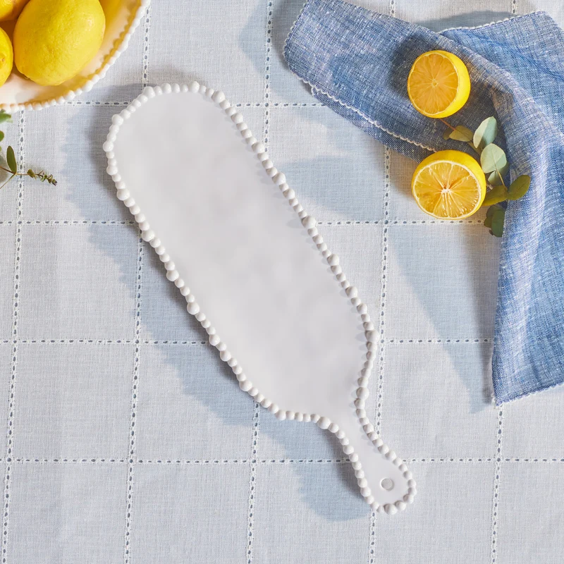Karaca Perla, Melamin Käseteller, 43cm, Weiß