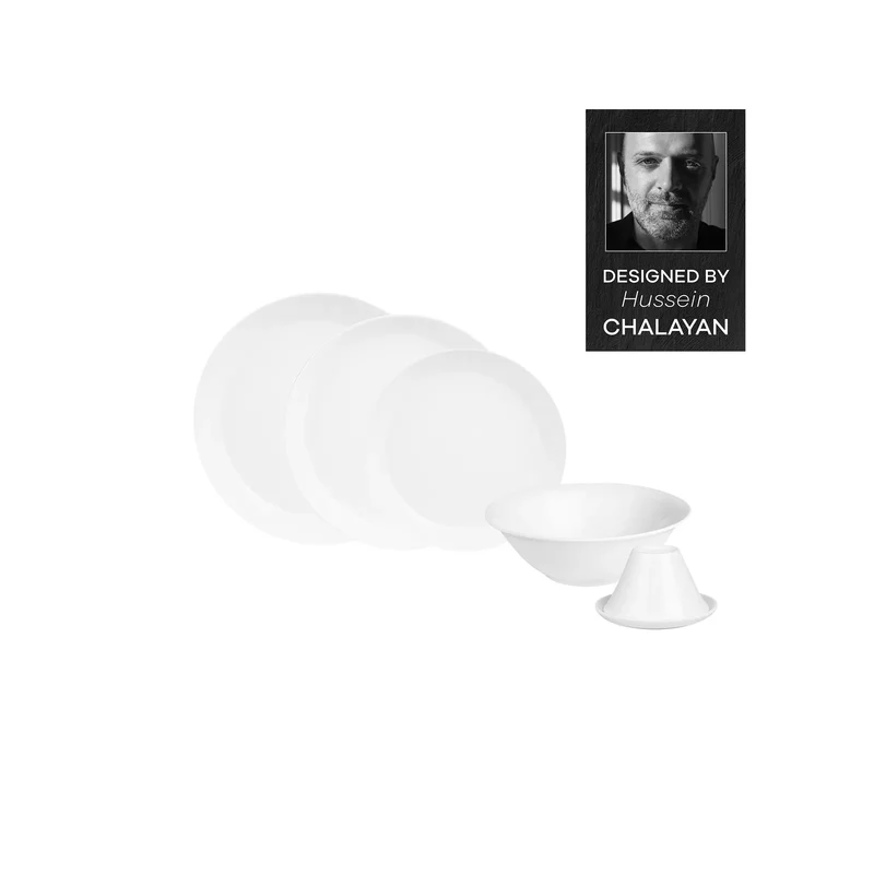 Karaca Hussein Chalayan Digital 6-Teiliges Individuelles Fine Pearl Tafelservice