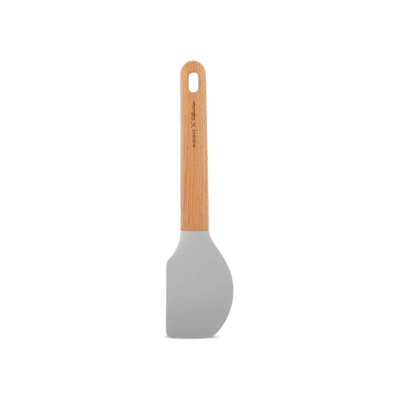 Karaca x Refika Gadgets Silikon-Spatel mit Holzgriff