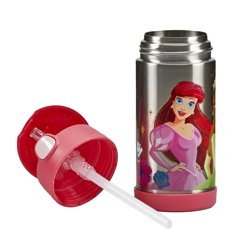 FUNTANIER BOTTLE DISNEY Trinkflasche, 0,35 L | mit Strohhalm & Isolierung