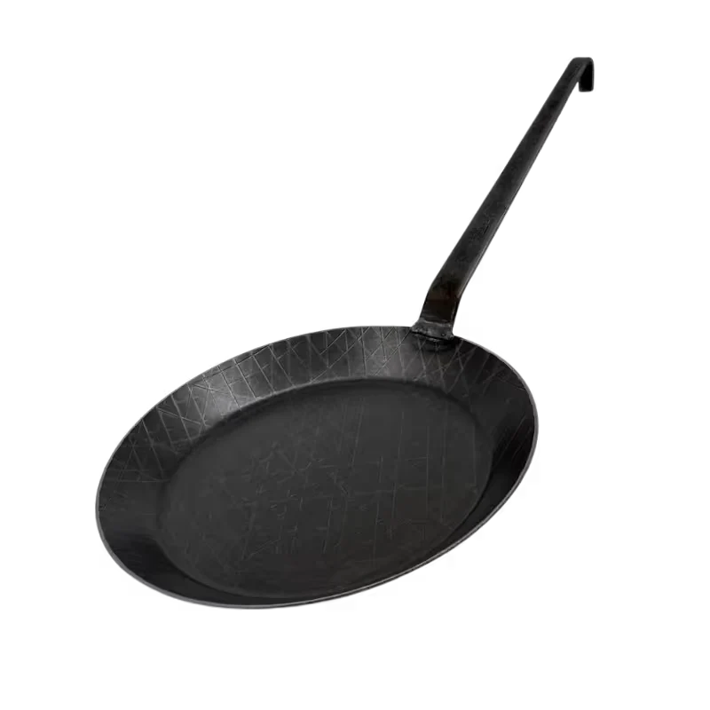 Pfanne 24cm hoch Schmiedeeisern mit Hakenstiel