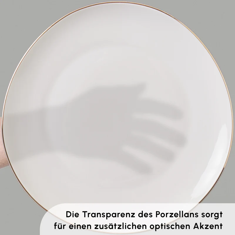 Stream Bone Middle Tafelservice für 12 Personen - Gold