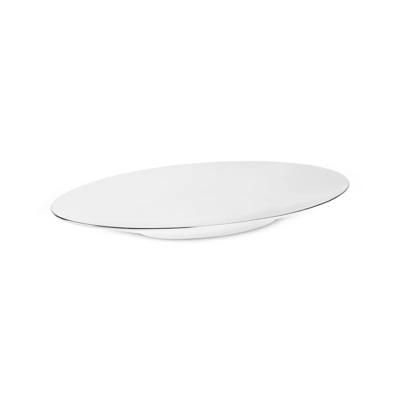 Karaca Fine Pearl Extra Chanak 55-teiliges Tafelservice für 12 Personen Platin