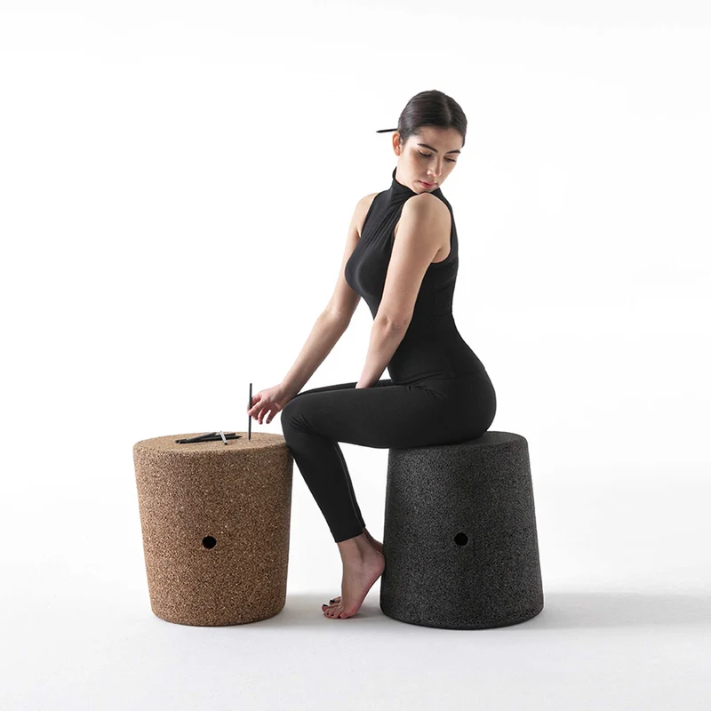 Cork Stool CIRCUS by Jari Franceschetto for Suber