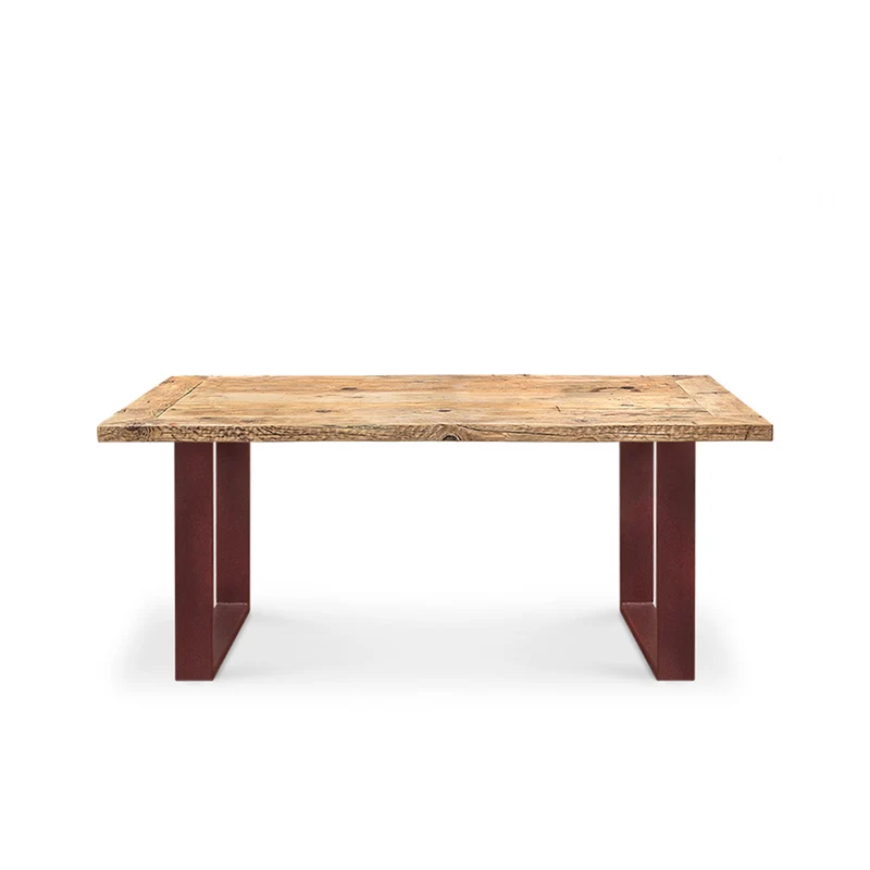 Reclaimed Wood Dining Table MAXIMO Six Seater by Giuseppe Mazzardi for Inventoom