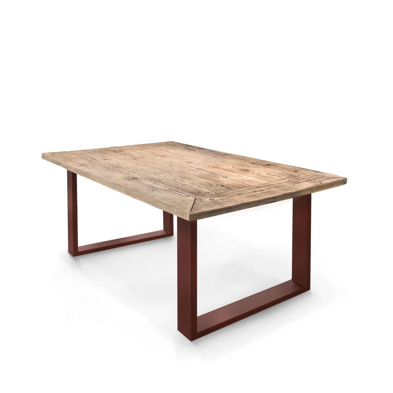 Reclaimed Wood Dining Table MAXIMO Six Seater by Giuseppe Mazzardi for Inventoom