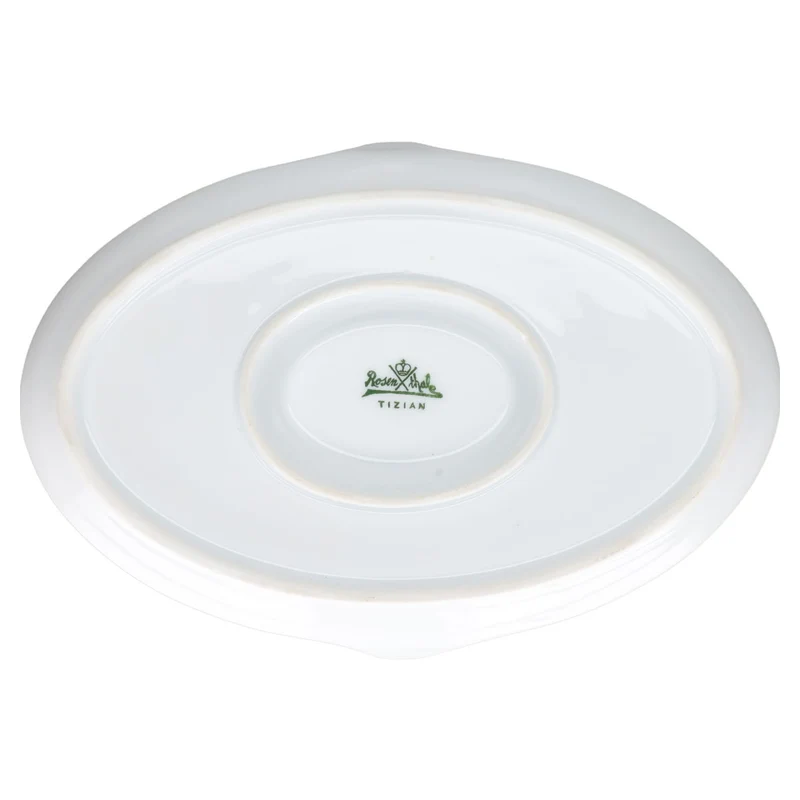 Sauciere mit Teller einteilig