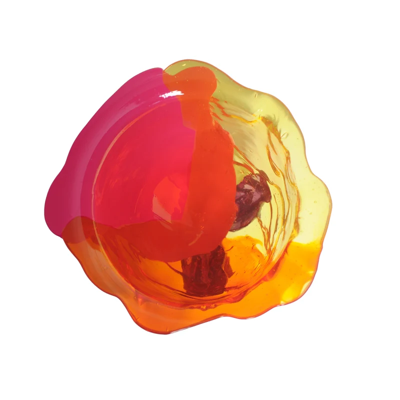 Resin Vase AMAZONIA Yellow by Gaetano Pesce for Fish Design