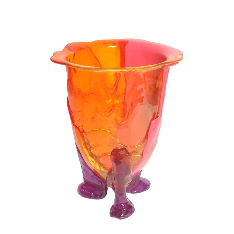 Resin Vase AMAZONIA Yellow by Gaetano Pesce for Fish Design