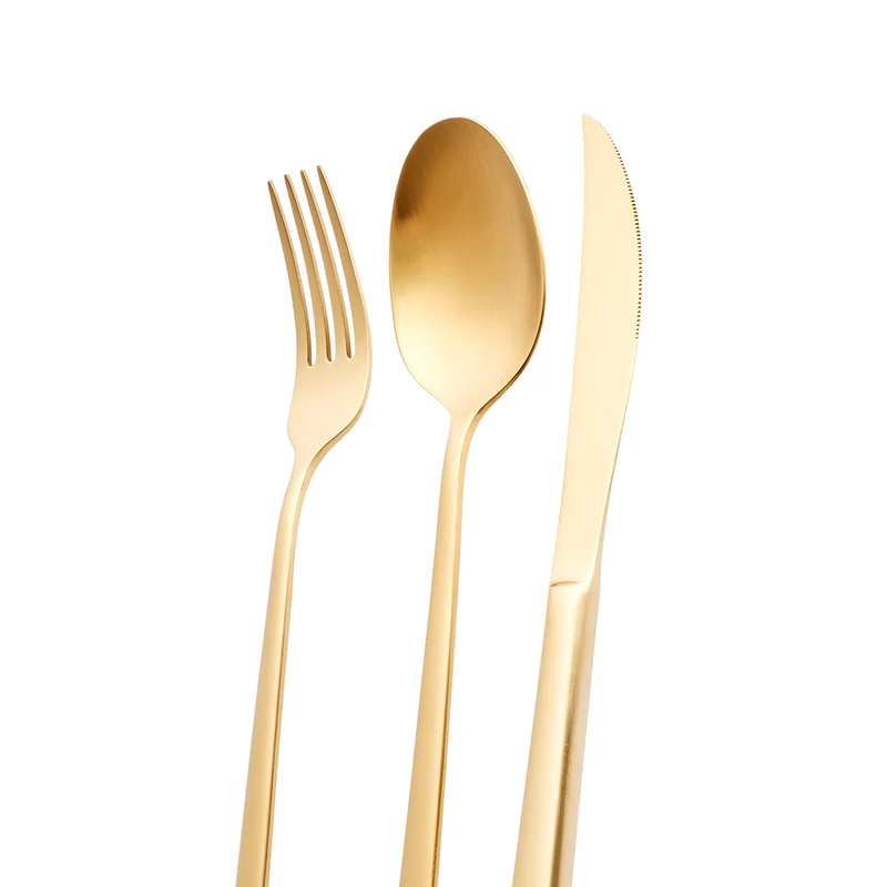 Karaca Tivoli Matte Gold 6-Personen 30-teiliges Besteckset