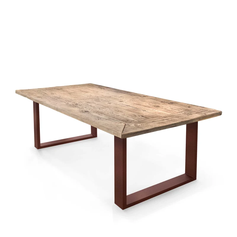 Reclaimed Wood Dining Table MAXIMO Eight Seater by Giuseppe Mazzardi for Inventoom
