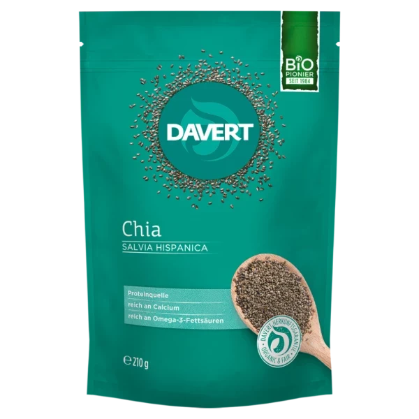 DAVERT Chia Samen Bio 210g
