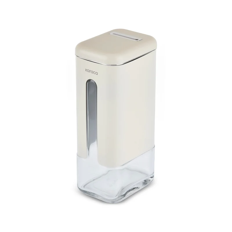 Karaca Luminous, Vorratsglas, 1210ML, Creme