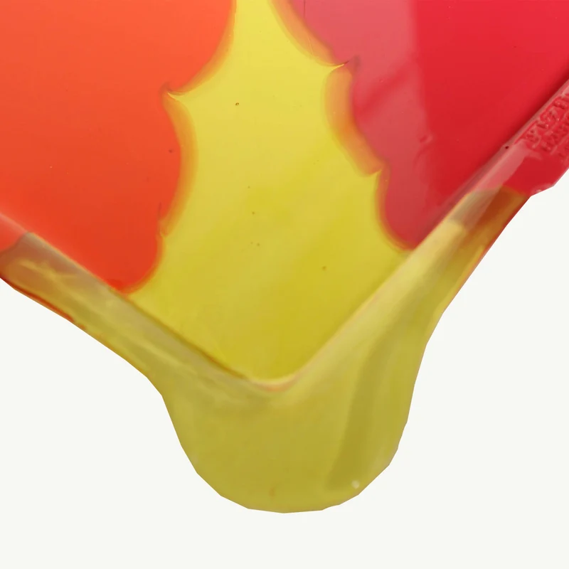 Resin Square Tray TRY-TRAY Red Set of Three by Gaetano Pesce for Fish Design