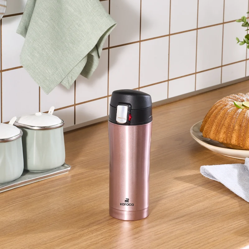 Karaca Pluton, Thermosflasche, 350ML, Roségold