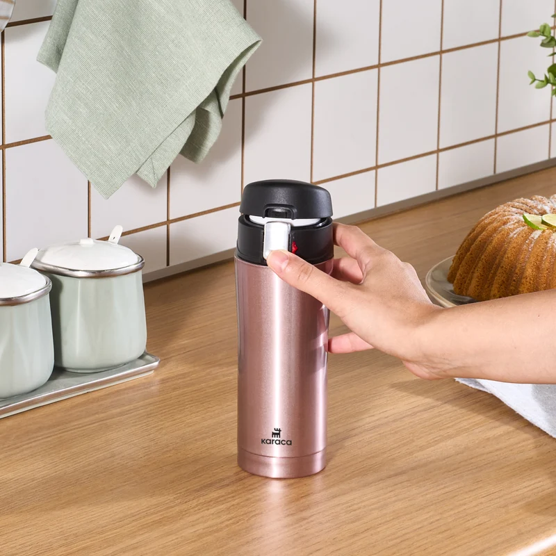 Karaca Pluton, Thermosflasche, 350ML, Roségold