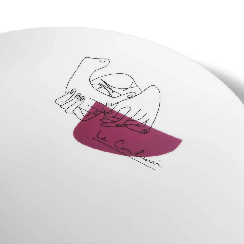 Porcelain Dinner Plate Set SERVICE PRUNIER, designed by Richard Ginori for Cassina
