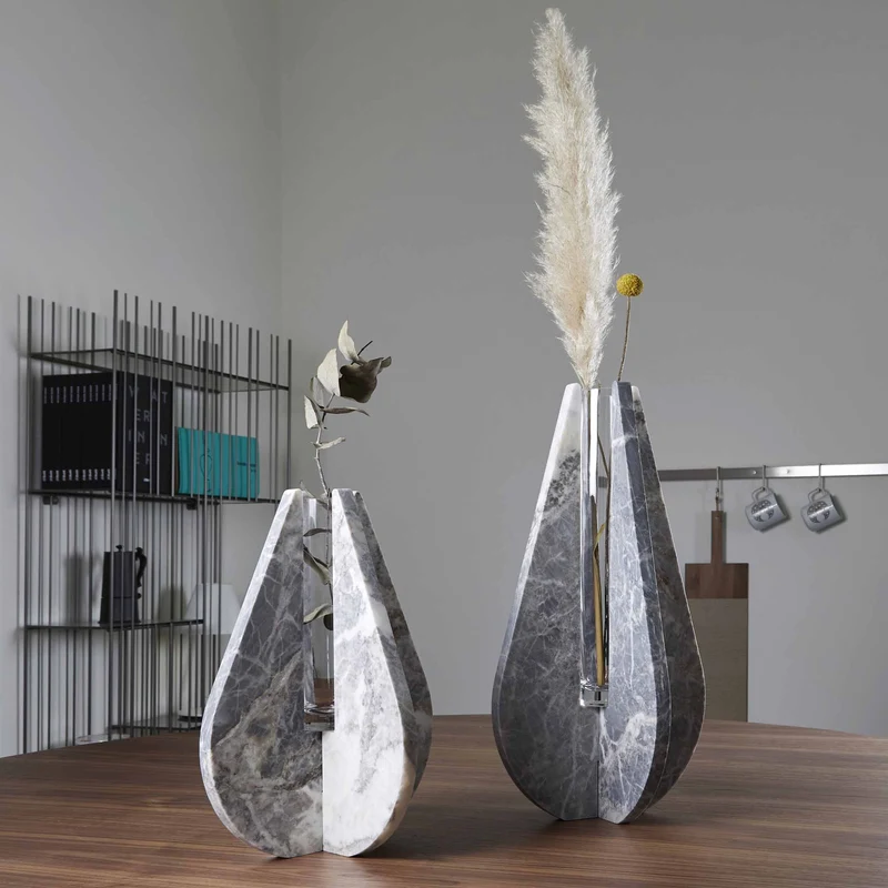 Marble Vase DROP by Alessandra Grasso for Kimano