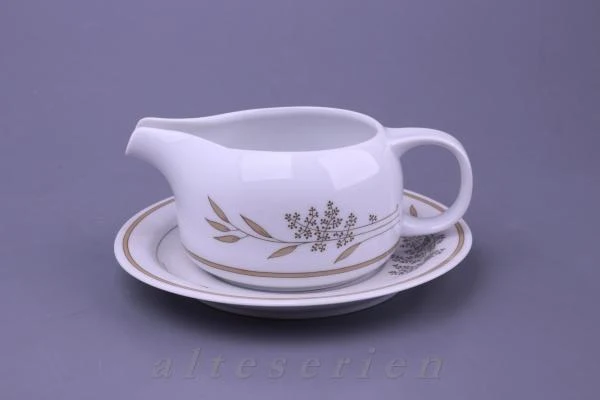 Sauciere mit Teller 2-tlg