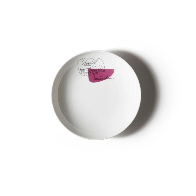 Porcelain Dessert Plate Set SERVICE PRUNIER, designed by Richard Ginori for Cassina