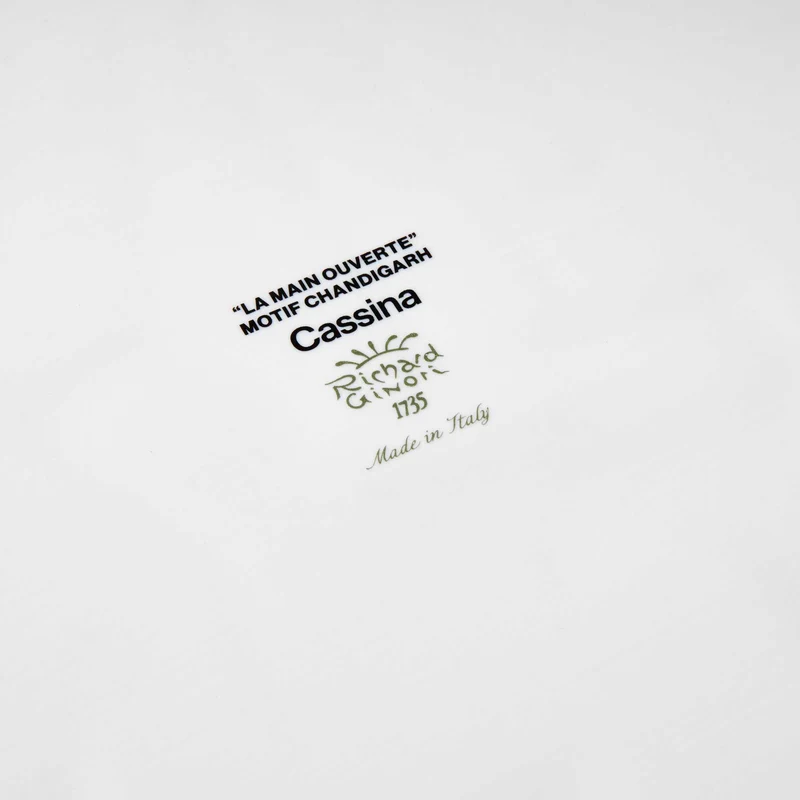 Round Porcelain Tray POISSON, designed by Richard Ginori for Cassina