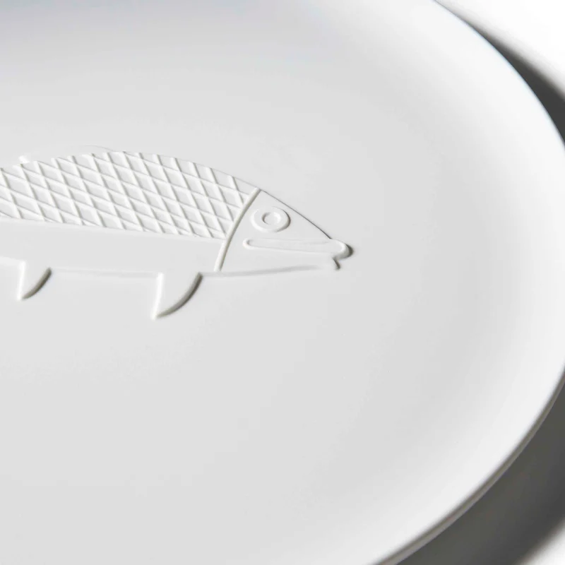 Round Porcelain Tray POISSON, designed by Richard Ginori for Cassina