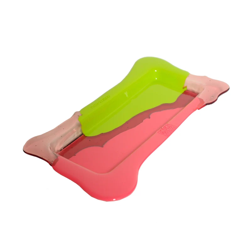 Resin Rectangular Tray TRY-TRAY Pink by Gaetano Pesce for Fish Design