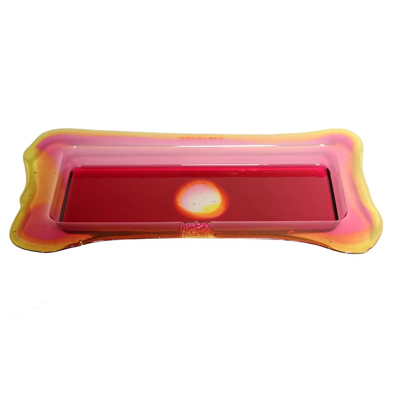 Resin Rectangular Tray TRY-TRAY Red by Gaetano Pesce for Fish Design