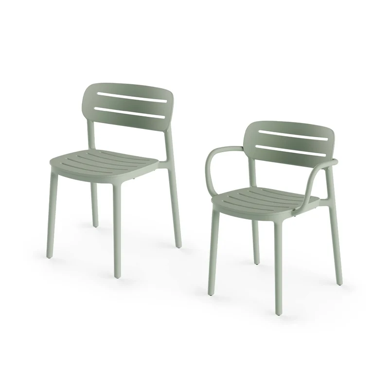 Outdoor Chair CROISETTE Set of Four by Serralunga