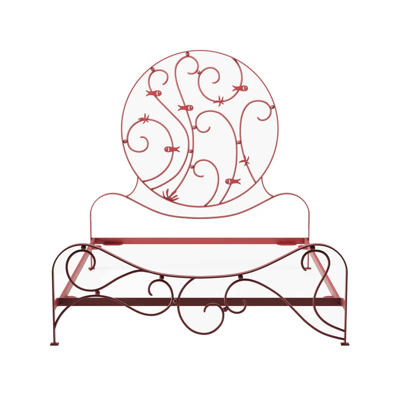Iron Bed WAVE by Maria Christina Hamel for MikroDesign
