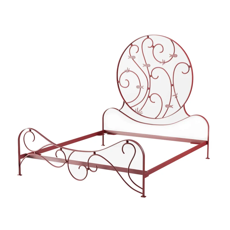 Iron Bed WAVE by Maria Christina Hamel for MikroDesign