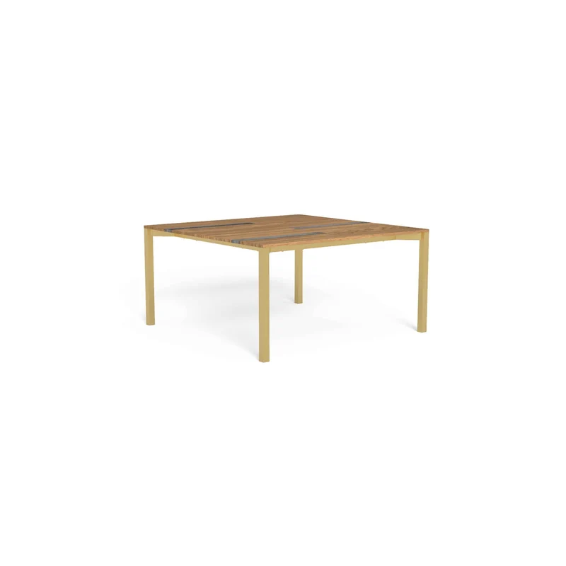 Outdoor Wood and Steel Dining Table CASILDA by Ramón Esteve for Talenti