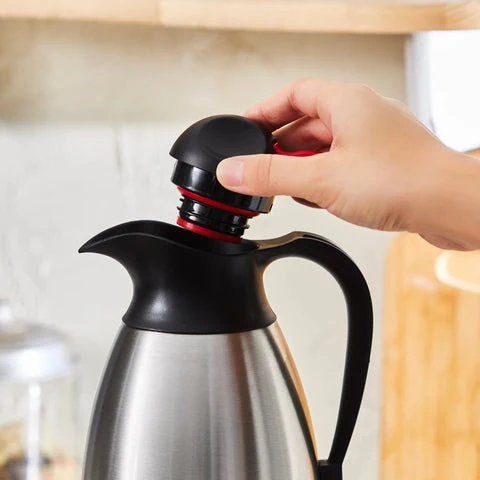 Karaca Clark Teekanne-Thermoskanne, 2,5 L, Inox