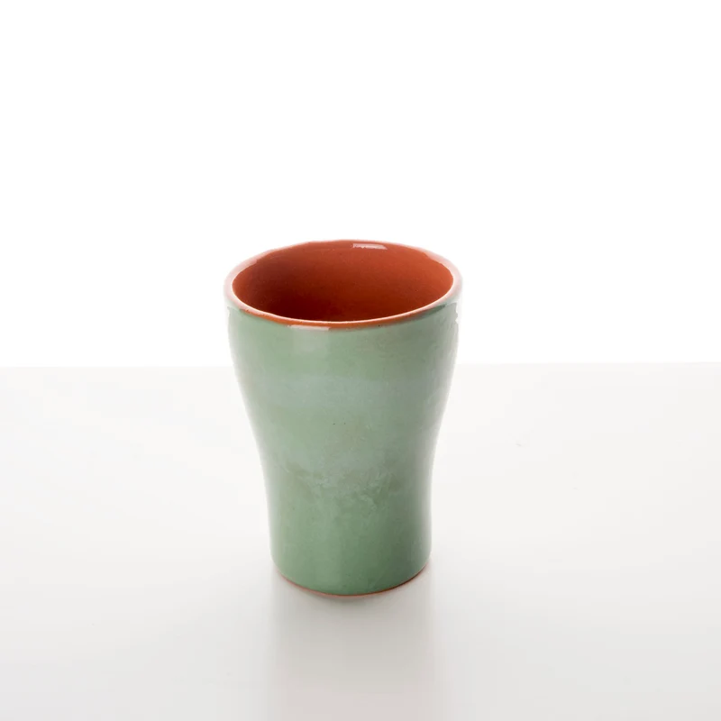 Ceramic Glass OLLA VERITAS Set of Four by MikroDesign