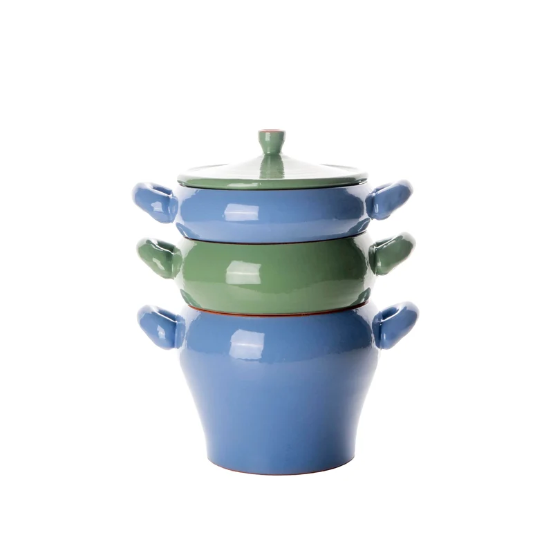 Ceramic Pots OLLA VERITAS Set of Three by MikroDesign