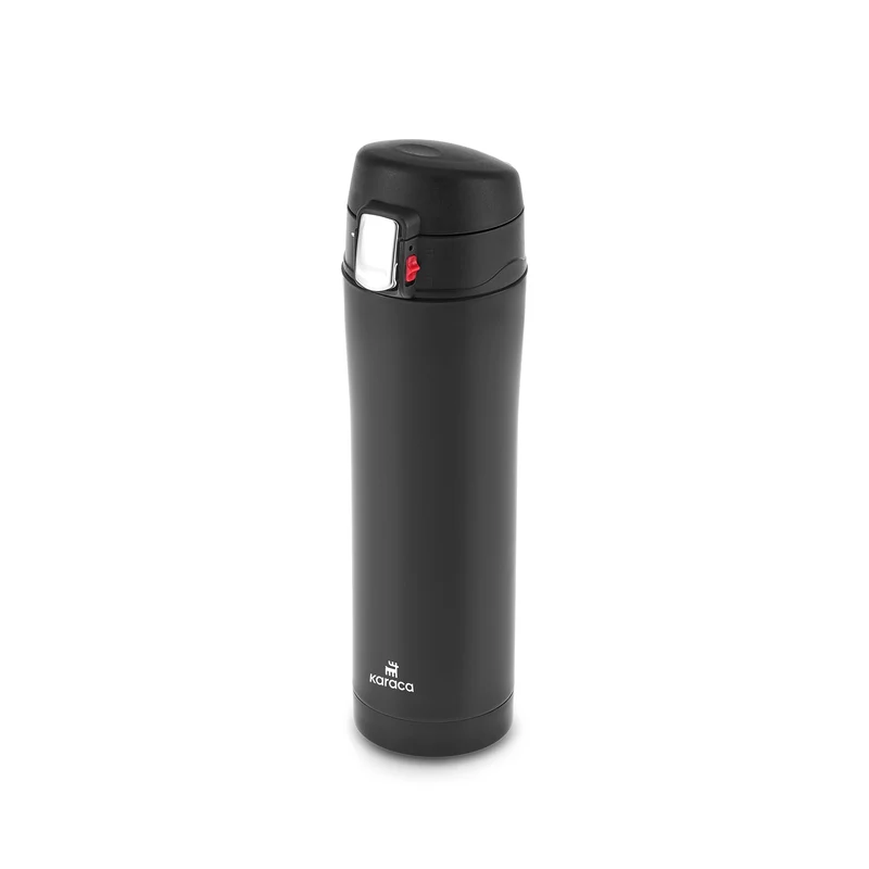 Karaca Pluton, Thermosflasche, 450ML, Schwarz
