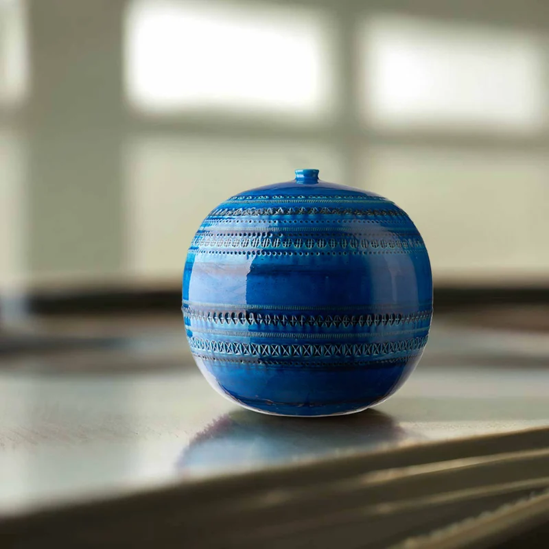 Ceramic Vase PALLA by Aldo Londi for Bitossi Ceramiche